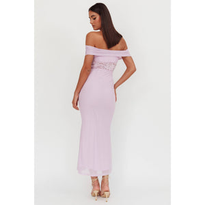 OFF SHOULDER LACE DRESS