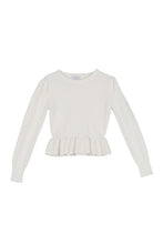 Load image into Gallery viewer, Peplum Sweater Top *Multiple Colors Available*