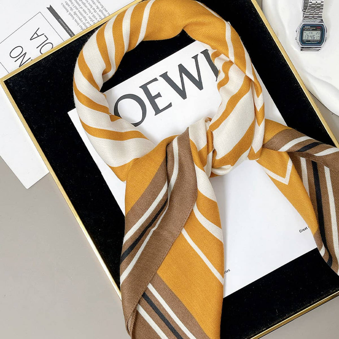 ACCITY - Velvet Scarf - Elegant Faux Wool Fall/Winter Shawl_CWASC0900