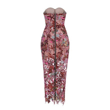 Load image into Gallery viewer, Floral Embroidered Sequin Dress