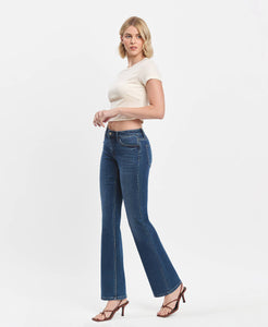 MIRANDA MID RISE RELAXED BOOTCUT JEANS