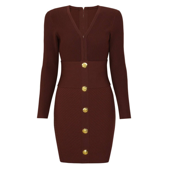 Ribbed Knit Bodycon Dress