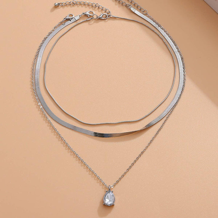 ACCITY - COOL STYLE STACKED TEMPERAMENT SIMPLE NECKLACE_CWAJE2001