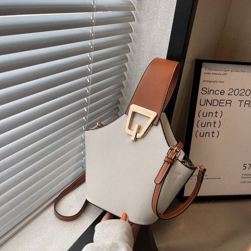 OceanusSwim - Casual Minimalist Colorblock Shoulder Tote Bag