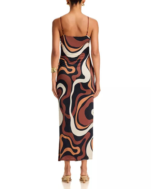 Hailey Geo Sheen Jersey Dress