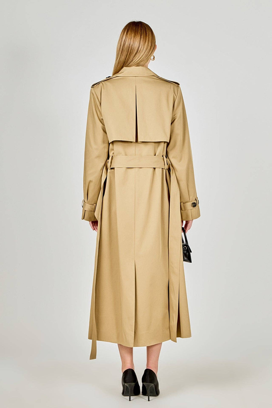 High Low Trench Coat