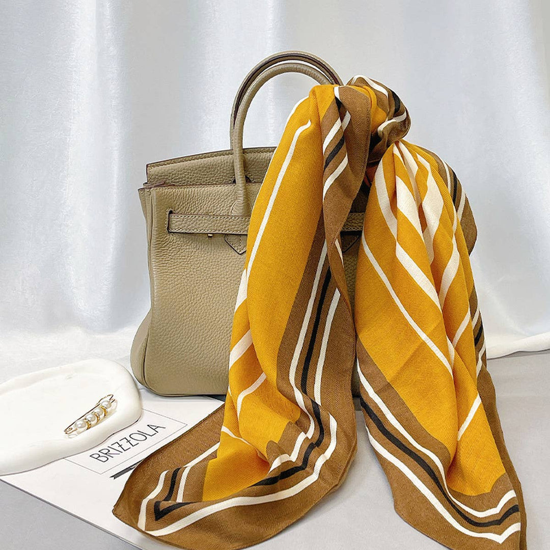 ACCITY - Velvet Scarf - Elegant Faux Wool Fall/Winter Shawl_CWASC0900