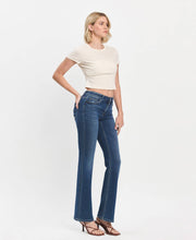 Load image into Gallery viewer, MIRANDA MID RISE RELAXED BOOTCUT JEANS