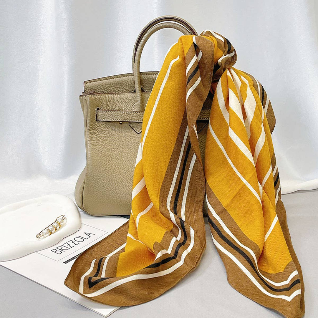 ACCITY - Velvet Scarf - Elegant Faux Wool Fall/Winter Shawl_CWASC0900