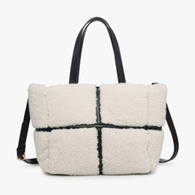 Load image into Gallery viewer, Marlene Sherpa Contrast Tote *Multiple Colors Available*