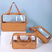 Load image into Gallery viewer, ACCITY - 3SET PORTABLE TRANSPARENT WATERPROOF WASH BAG_CWAB0549