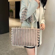 Load image into Gallery viewer, ACCITY - WINTER FASHIONABLE ALL-MATCH FUR BALL SHOULDER BAG_CWAB3986