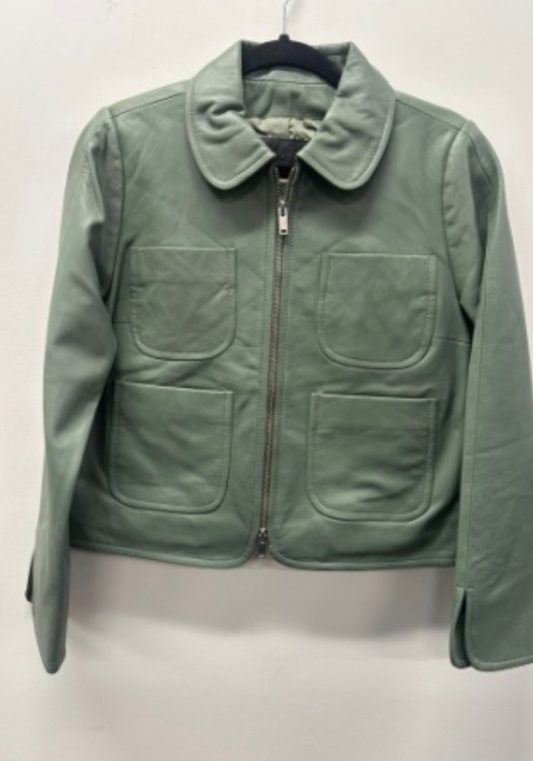 Duck Green Leather Jacket