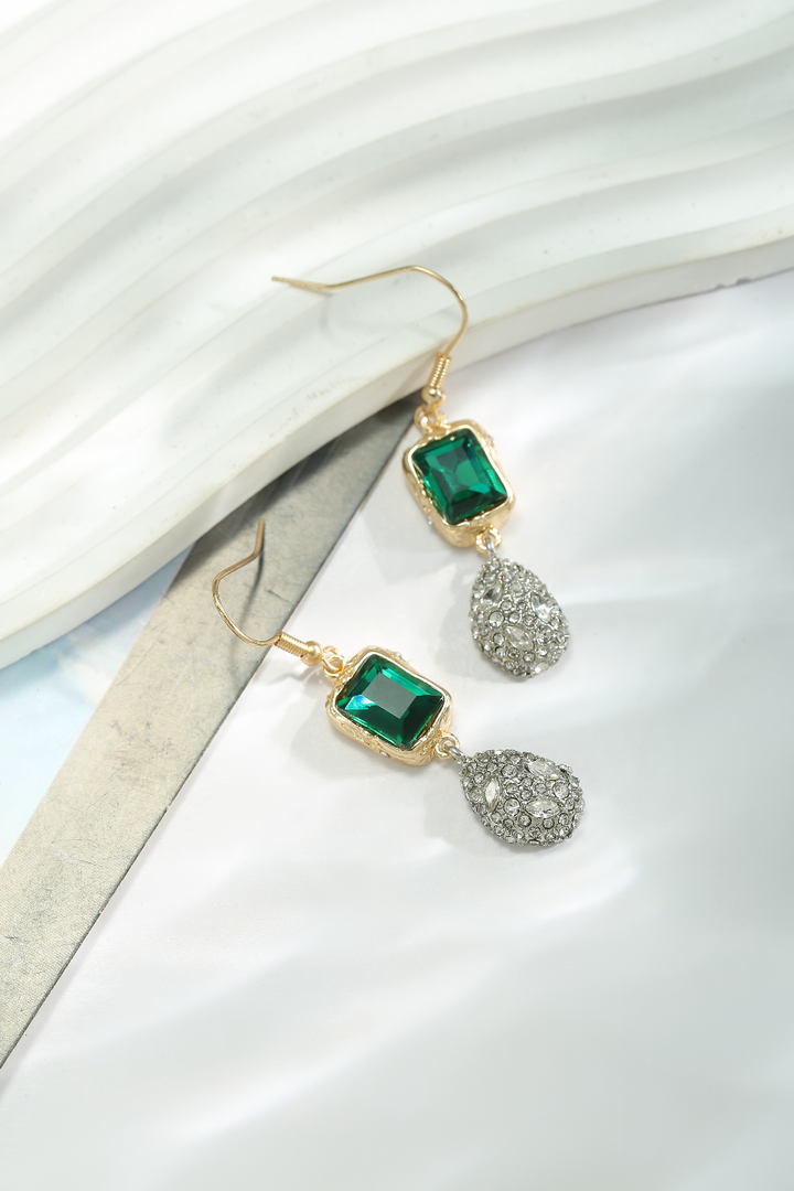 Emerald Drop Earrings