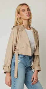 Olivia Cropped Trench