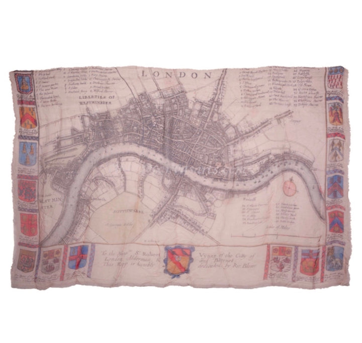 London Map Scarf