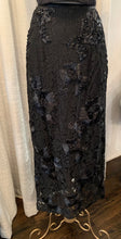 Load image into Gallery viewer, Black Lace Skirt 3D Embroidery