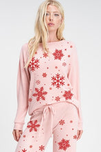 Load image into Gallery viewer, Snowflake Lounge Wear Set