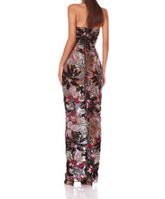 Load image into Gallery viewer, Floral Sequin Embroidered Dress