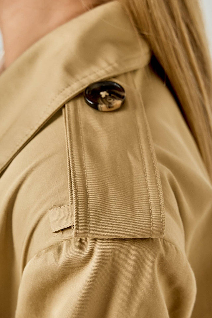 High Low Trench Coat