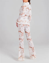 Load image into Gallery viewer, Glam Sequin Lace Suit