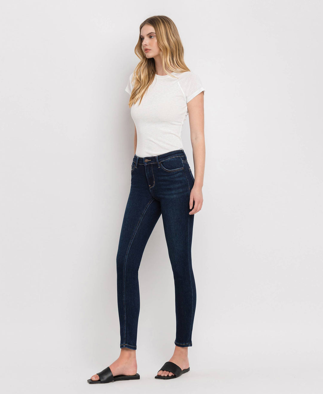 Mid Rise Skinny Denim