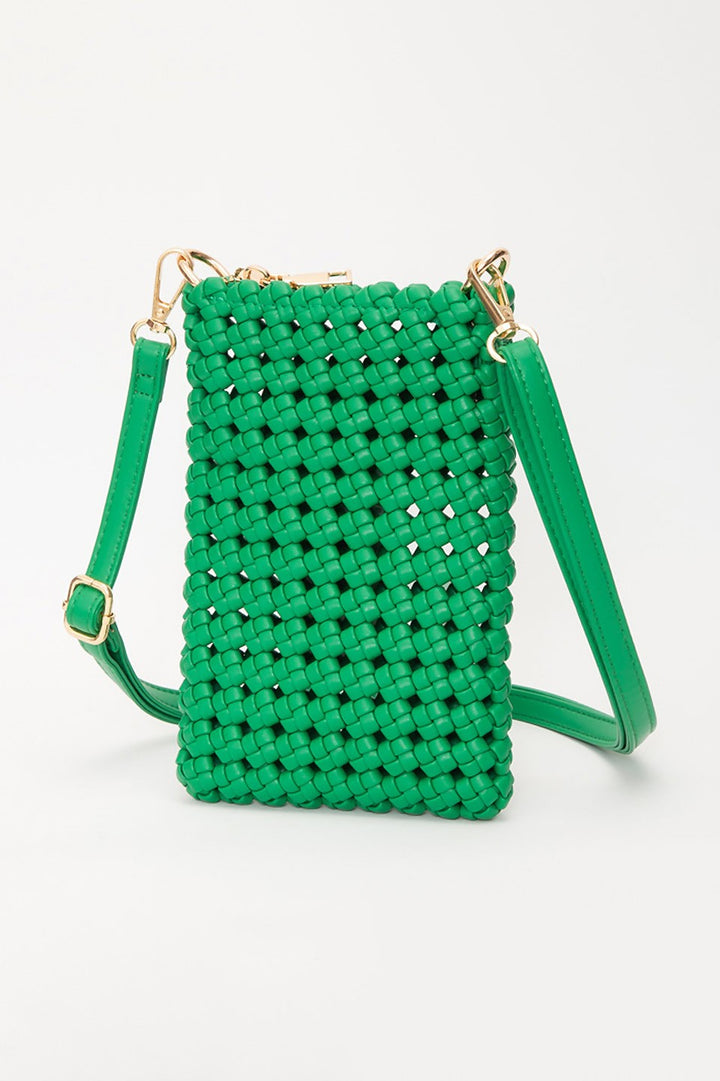 Small Woven Crossbody Bag