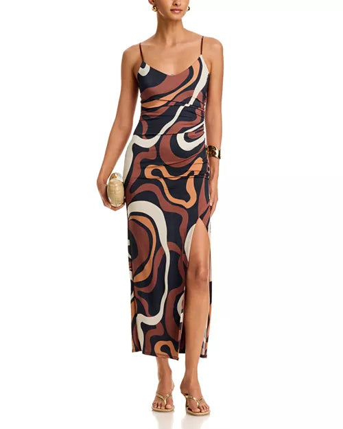 Hailey Geo Sheen Jersey Dress