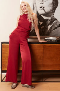 Belize Wide Leg Satin Pant