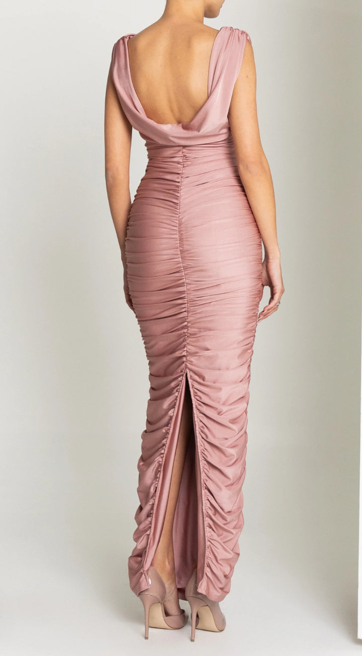 Evangeline Gown in Desert Rose