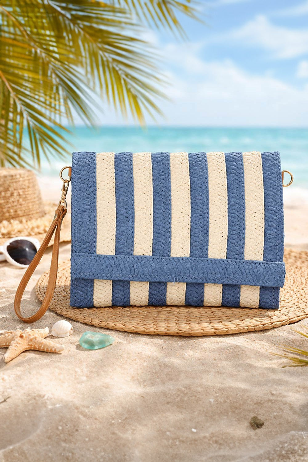 Stripe Woven Bag