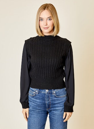 Mix Media Sweater