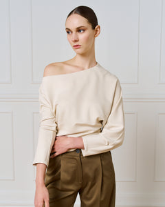 Asymmetric Sleeve Top