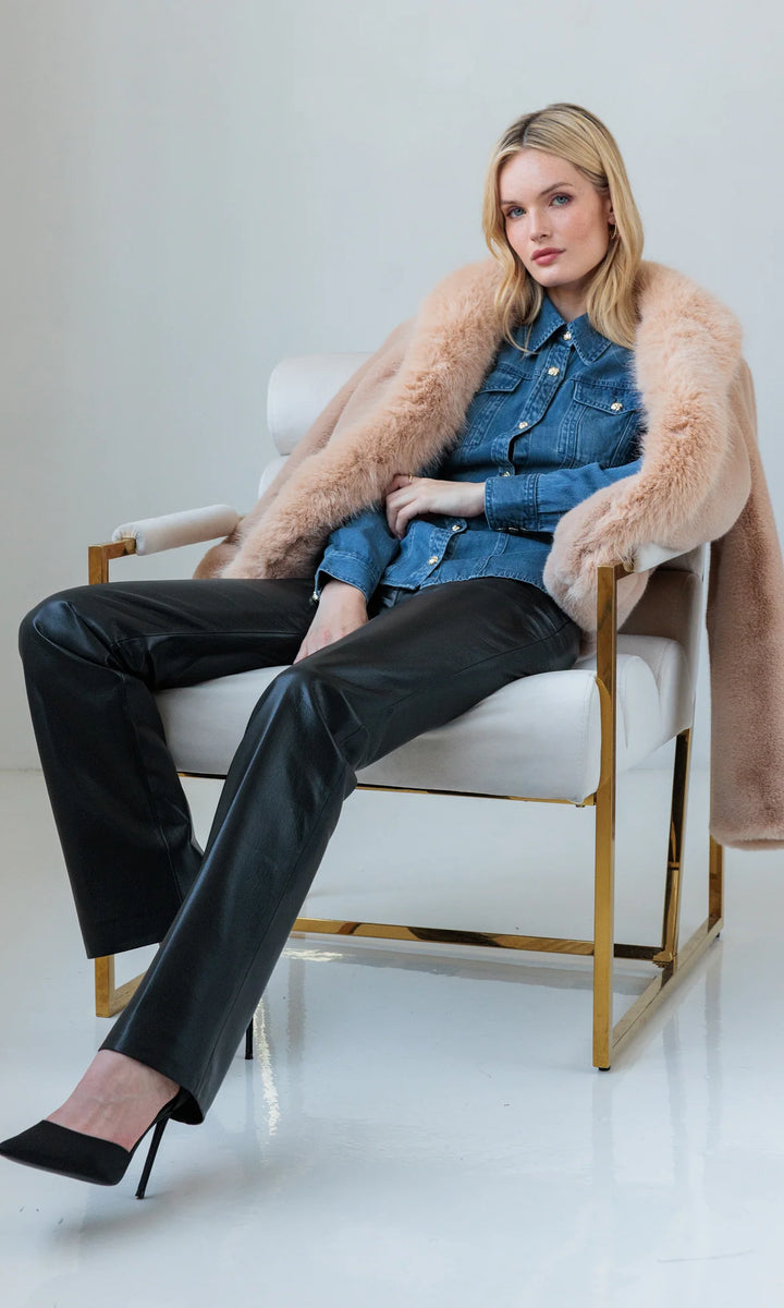 Lynette Vegan Leather Pants