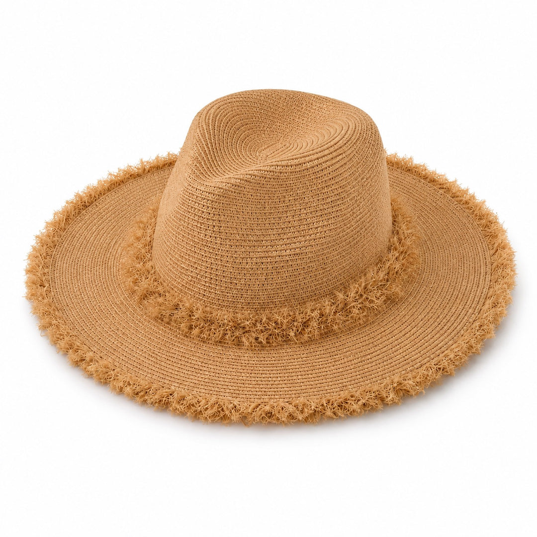 Frayed Straw Hat