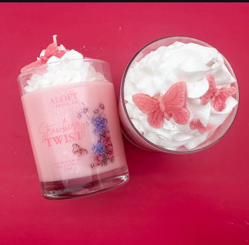 Strawberry Twist Candle