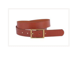 Classic Tan Leather Belt