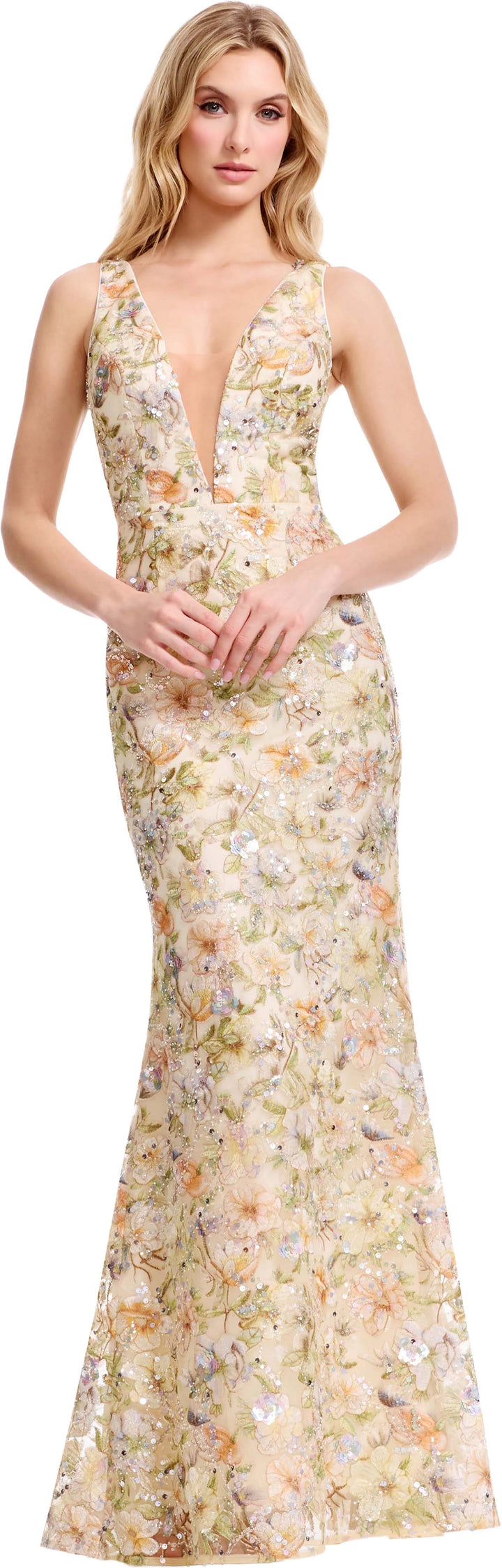 Esha Floral Gown