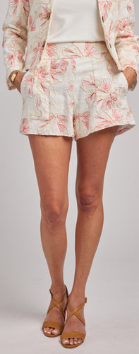 Linen Stitched Shorts