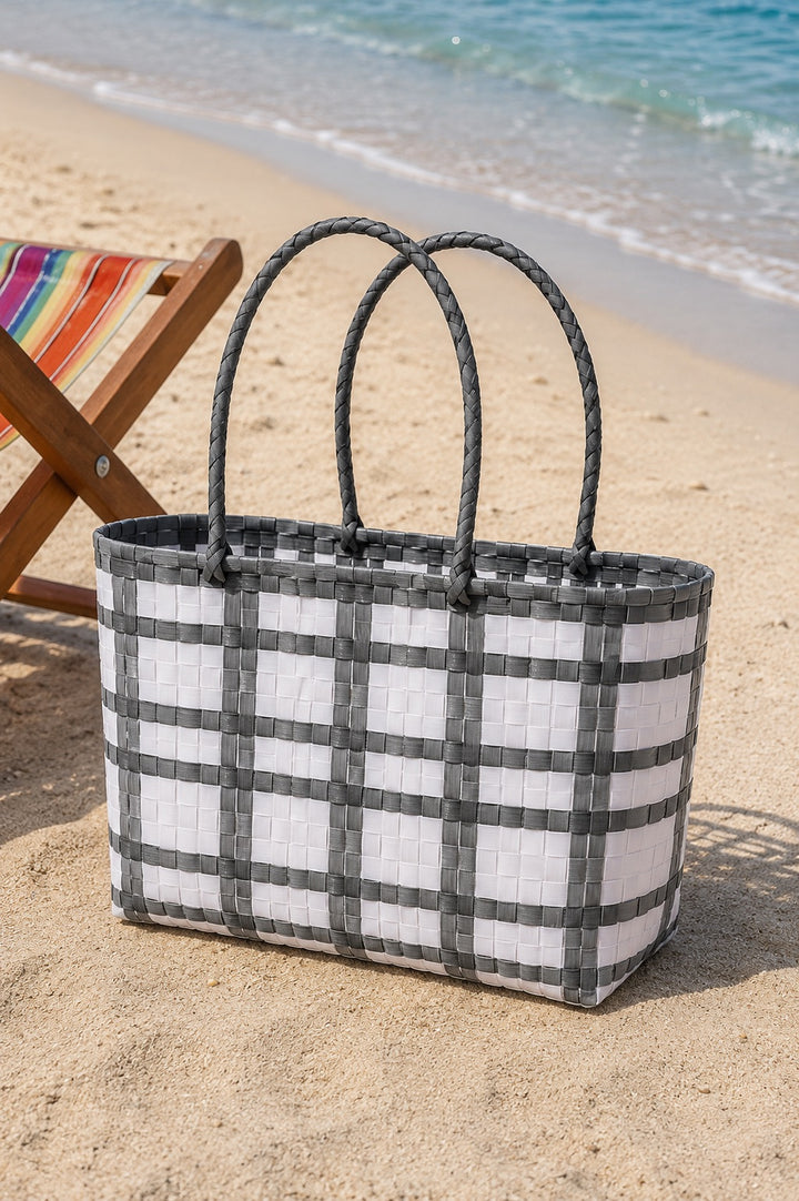 Basket Weave Tote *Multiple Colors*