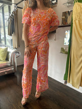 Load image into Gallery viewer, Tie Top &amp; Print Trousers