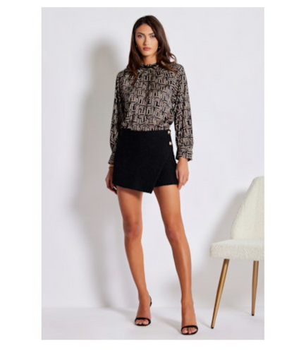 Delfina Tweed Skort