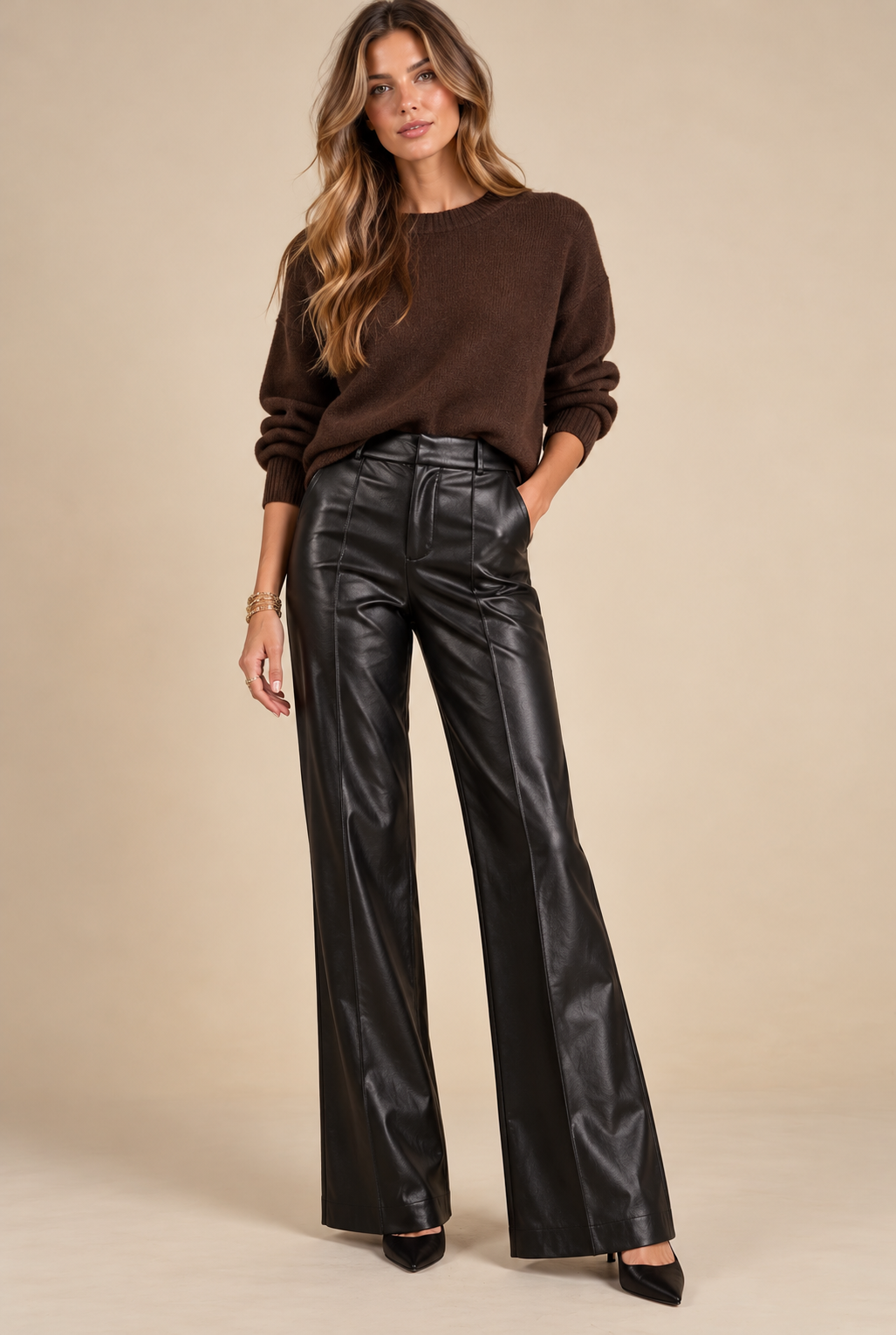 Vegan Flare Pants