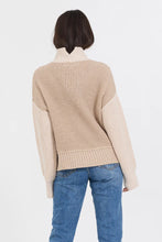 Load image into Gallery viewer, Two Tone Combo Mock Neck