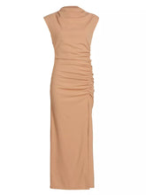 Load image into Gallery viewer, Robin Midi Dress in Taupe