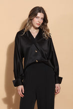 Load image into Gallery viewer, Over Size Shirt w/ Jewel Buttons