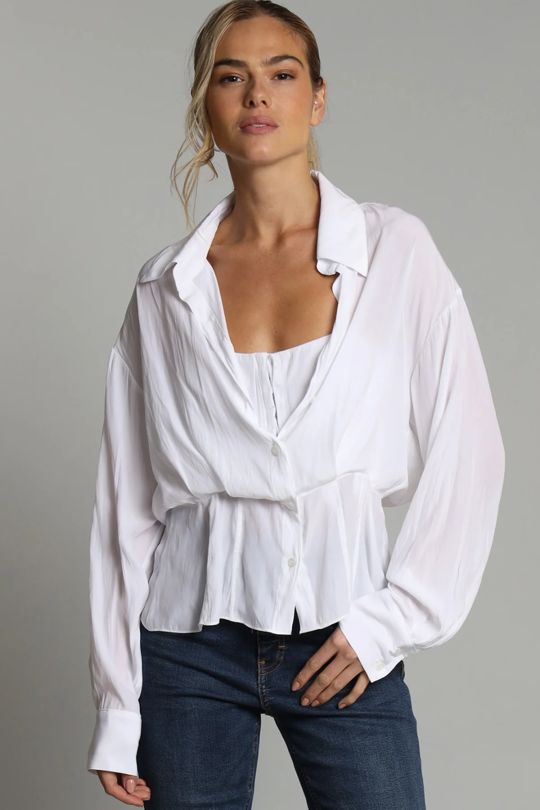 Satin Corset Top