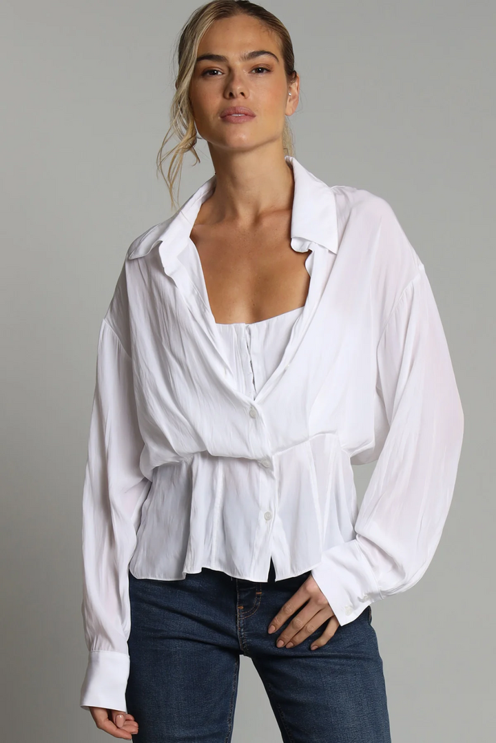 Satin Corset Top