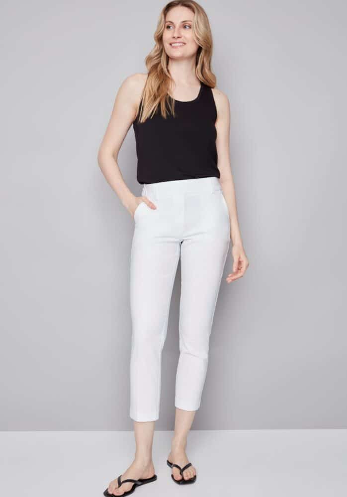 Chloe Techno Pant in White