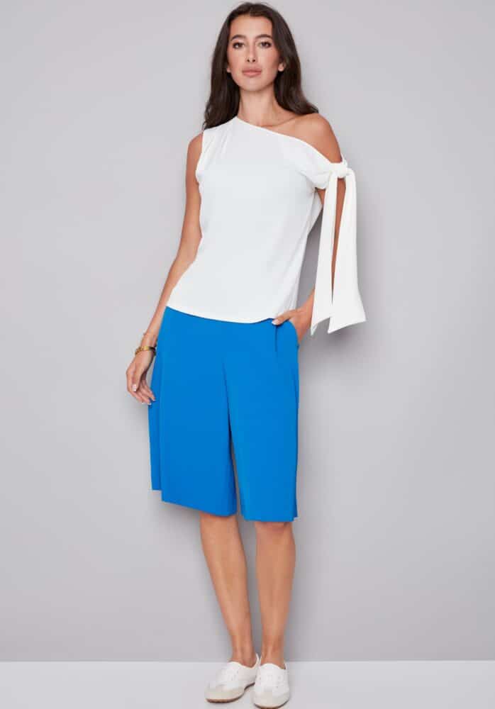 Angel Tie Shoulder Top *multiple colors*
